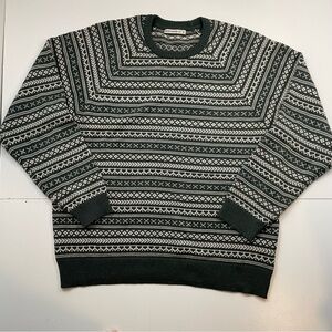 Marine Layer Sweater Men’s XL  Knox Fair Isle Knit Cottagecore Grandpacore